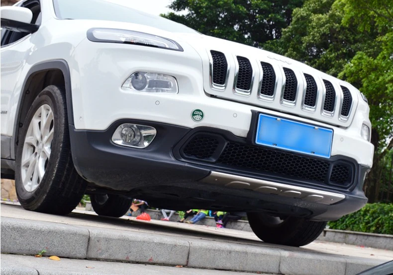 Автомобильный бампер пластина для Jeep Cherokee 2016.2017.2018 Защита высокого качества из