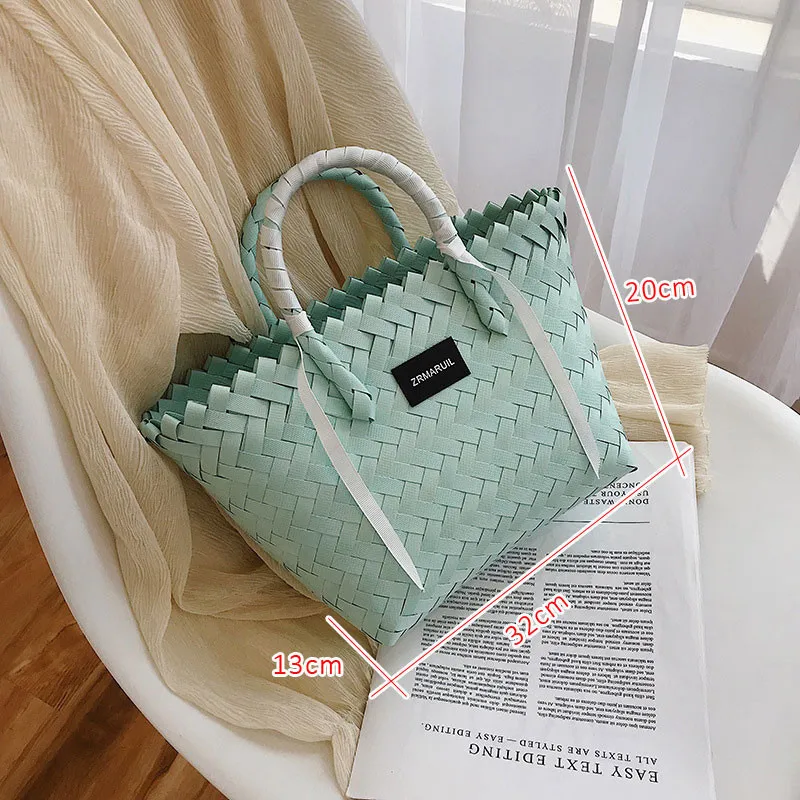 2019 хит цвет переплетение рогожка пакет сумка Джокер досуг Мама упаковка большой