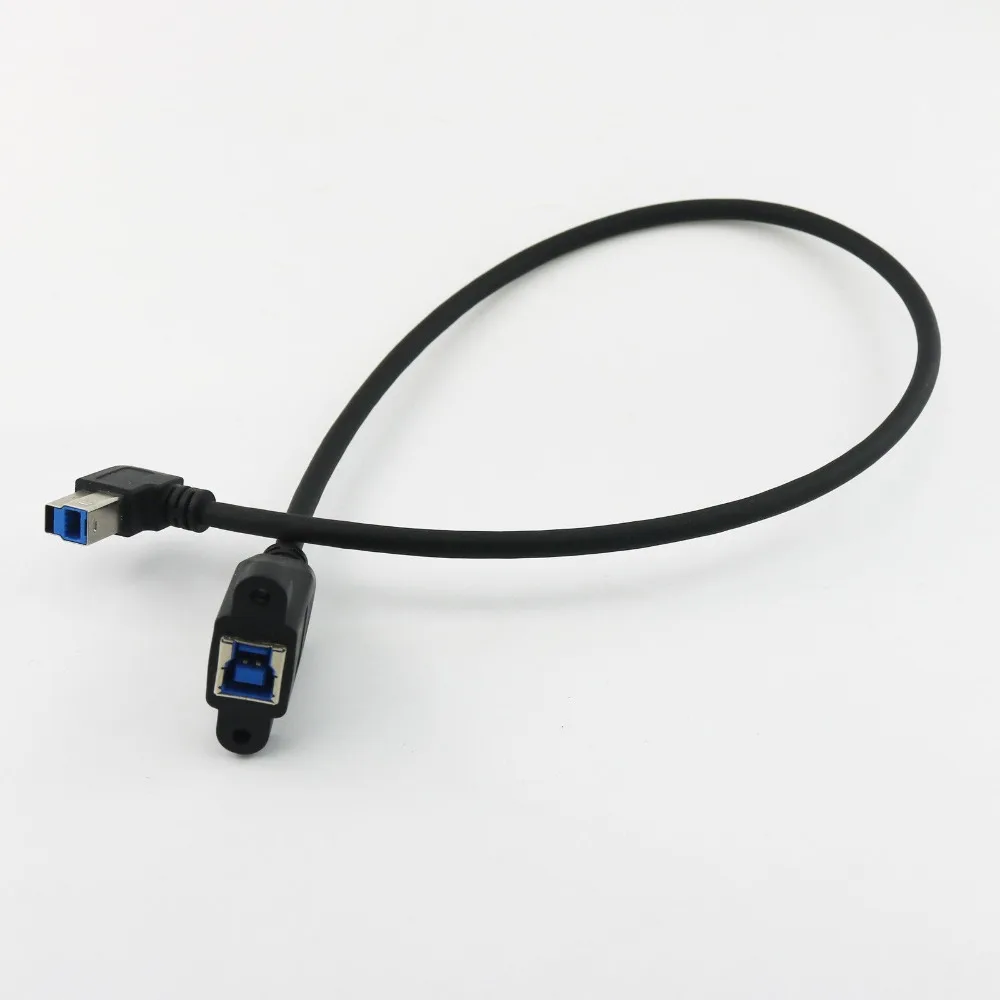1x50 см Панельное крепление USB 3 0 B мама для штекер-гнездо соединительный кабель