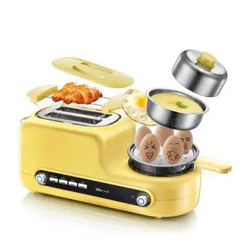 Автоматическая, 3 в 1, для приготовления завтрака, тостеры, FryingPan, каша, для приготовления яичного котла, 6 передач, регулировка с чашей из нержавеющей стали D05Z2