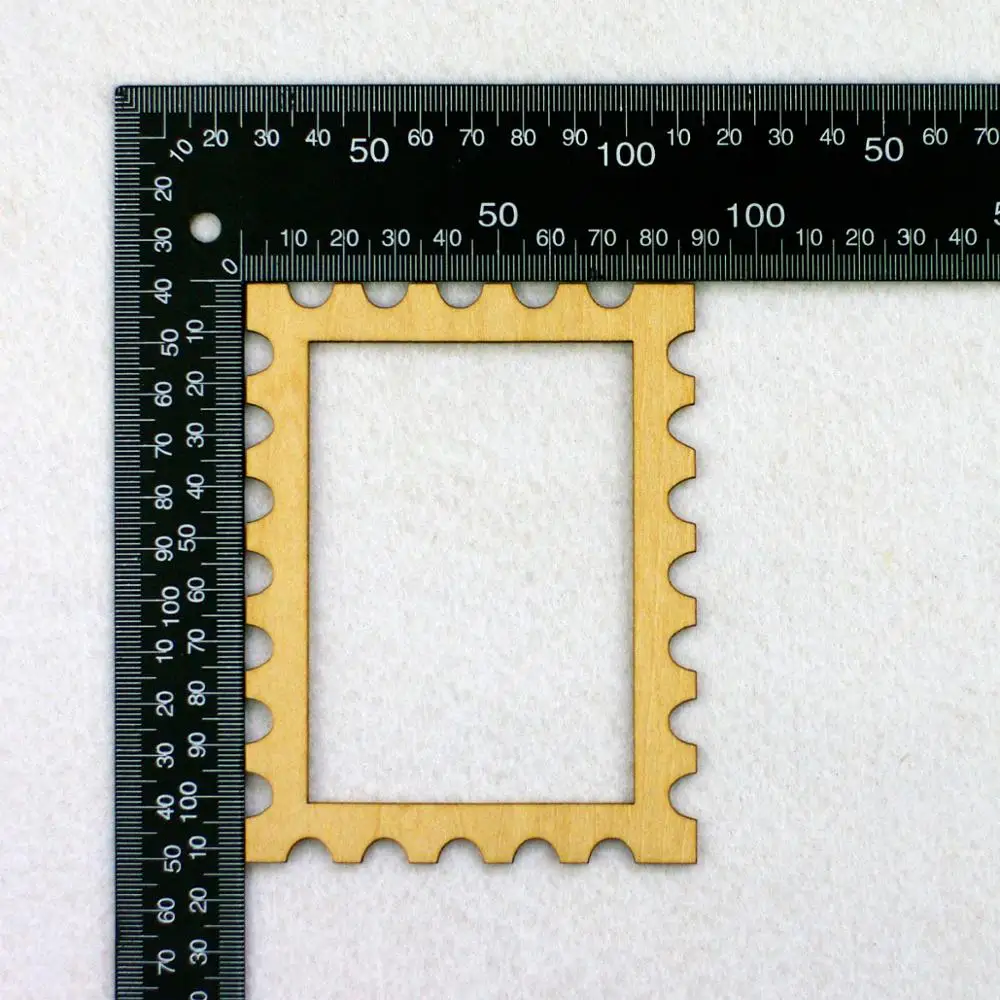 QITAI 12 шт./лот DIY товары 8 5X11 см фоторамка изделия деревянная рамка для шпона