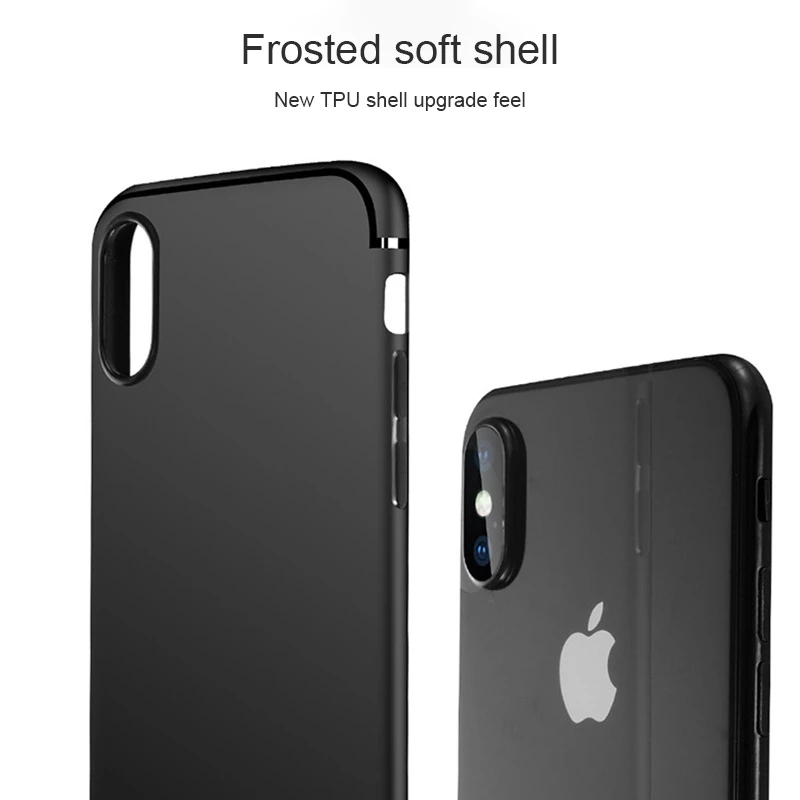 Ультратонкий чехол для телефона iPhone 11 Pro X 10 XR XS Max 5 5S SE 6 S 7 8 Plus 6Plus 7Plus мягкий