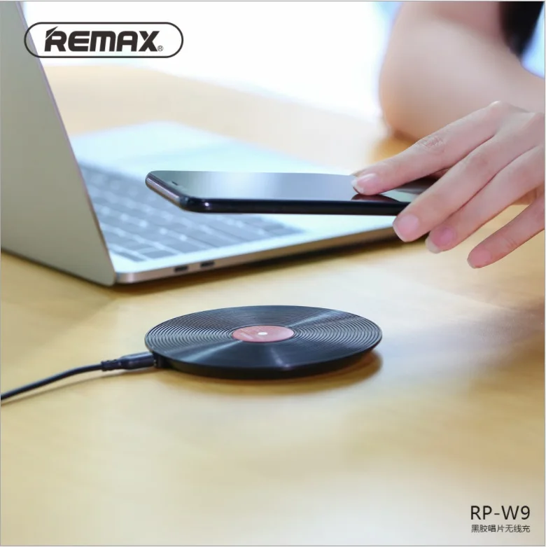 

remax Ultra-thin vinyl series Desktop Wireless charger Applicable to iPhonex Mobile phone fast charging QI charging