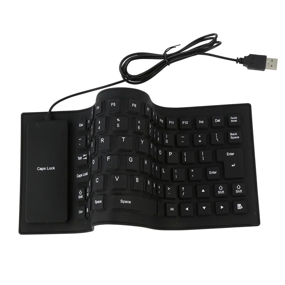 Dmyco 85 клавиш русские клавиши провод USB интерфейс силиконовая клавиатура Русская