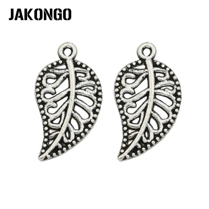 JAKONGO тибетский посеребренный полый лист очаровательная подвеска для