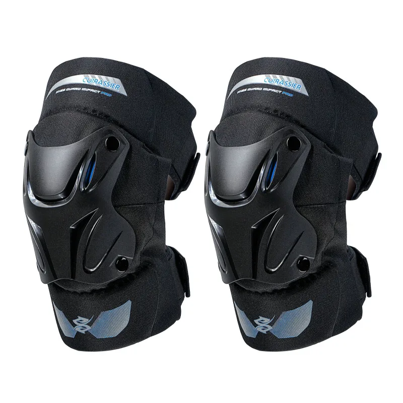 K01-2-Coral Blue Cuirassier мотоциклетные наколенники для мотокросса защитные наколенники защитные шестерни Пейнтбол Катание на коньках Гонки езда - Цвет: K01-2-Coral Blue