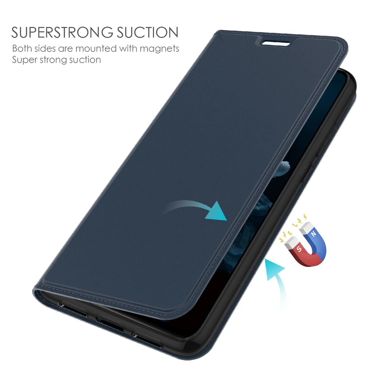 Чехол для Xiaomi Mi 9T Pro Роскошный чехол из искусственной кожи с магнитной застежкой и