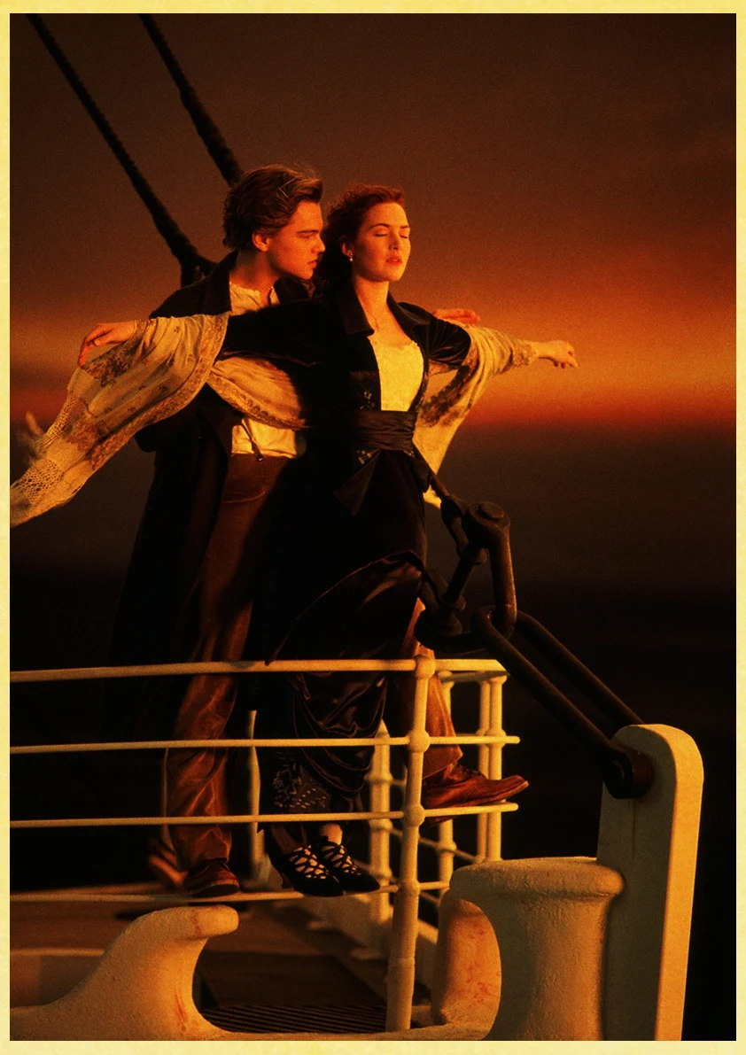 Leonardo DiCaprio классический фильм TITANIC THE REVENANT крови алмаз ретро плакат домашняя комната декоративная живопись Наклейка на стену - Цвет: E108