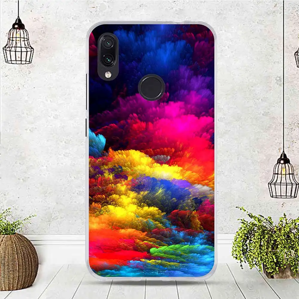 34 Для xiaomi redmi note 7 чехол для телефона задняя крышка для Note 7 Pro Capa Мягкий ТПУ силиконовый чехол s сумки для xiaomi redmi note 7 pro Чехол - Цвет: 34