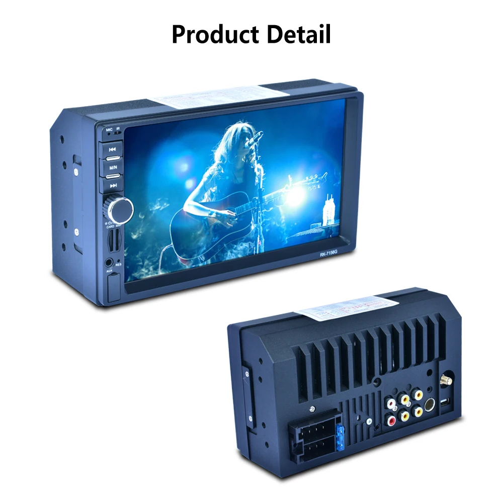 HEVXM 7 &quot2 Din Автомобильный dvd плеер Android мультимедиа воспроизведение универсальный