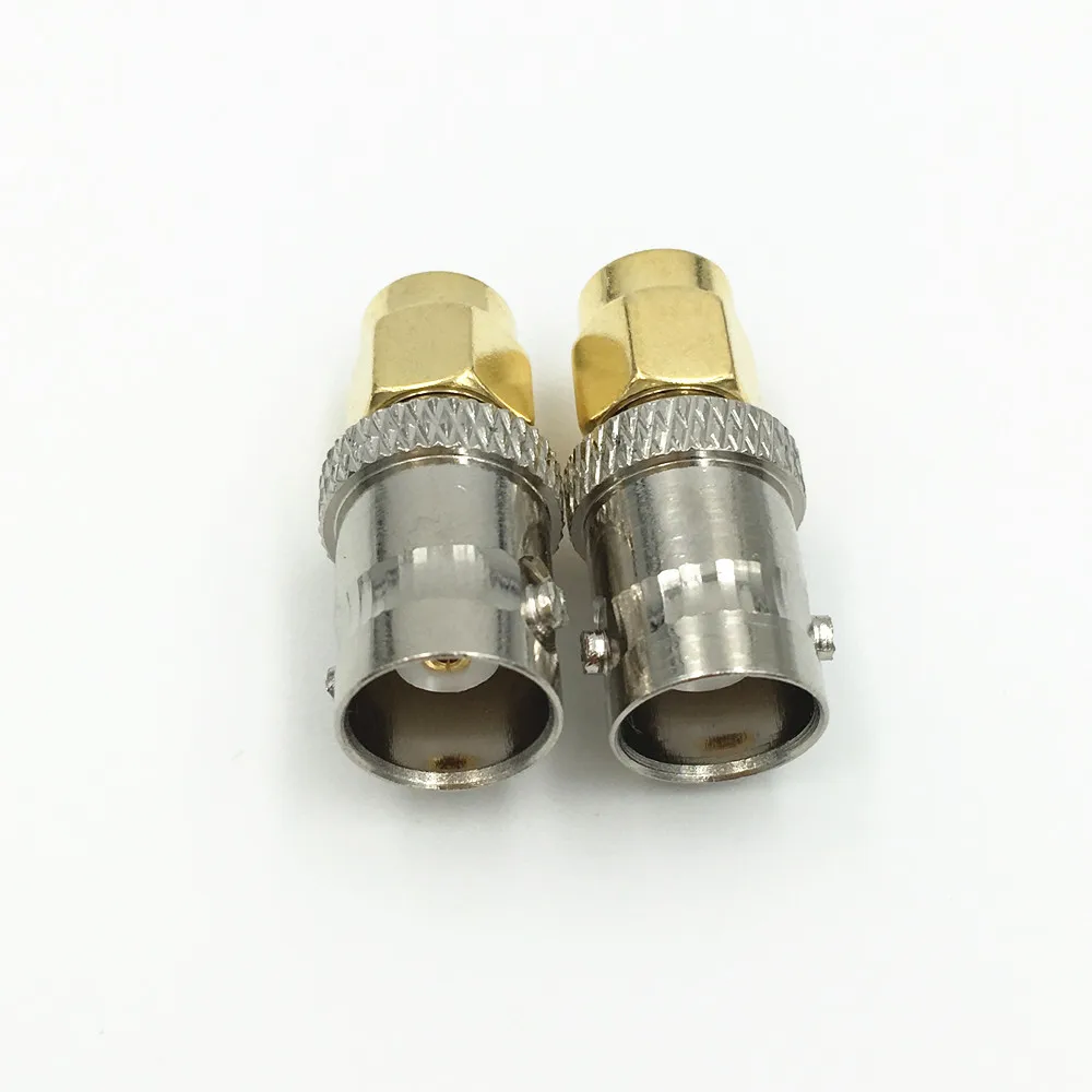 10 шт. медный SMA штекер BNC Гнездовой разъем RF коаксиальный Прямой кабель