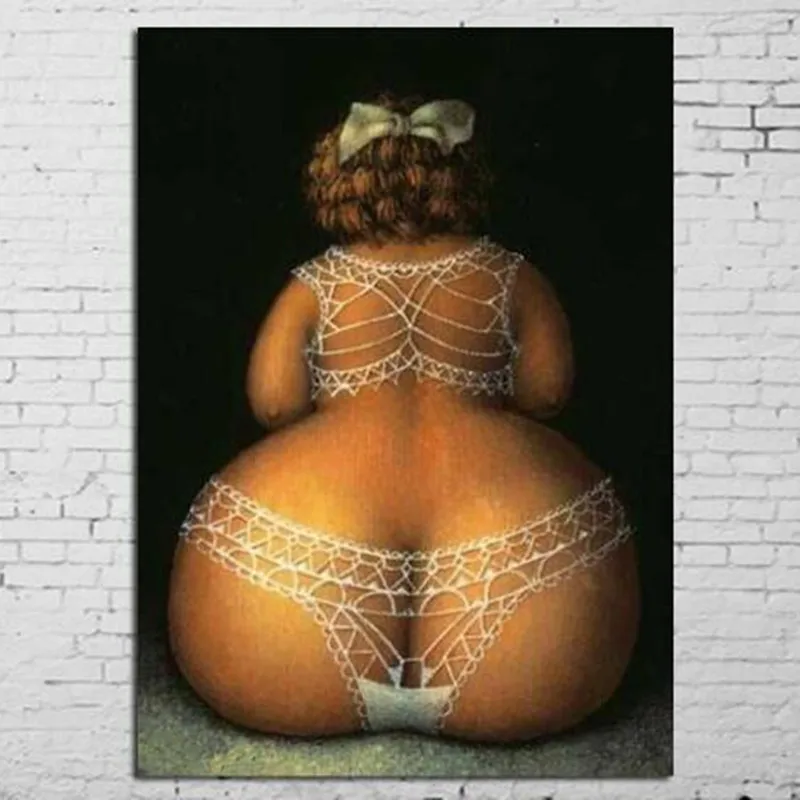 Абстрактная привлекательная Картина на холсте с изображением большого бедра