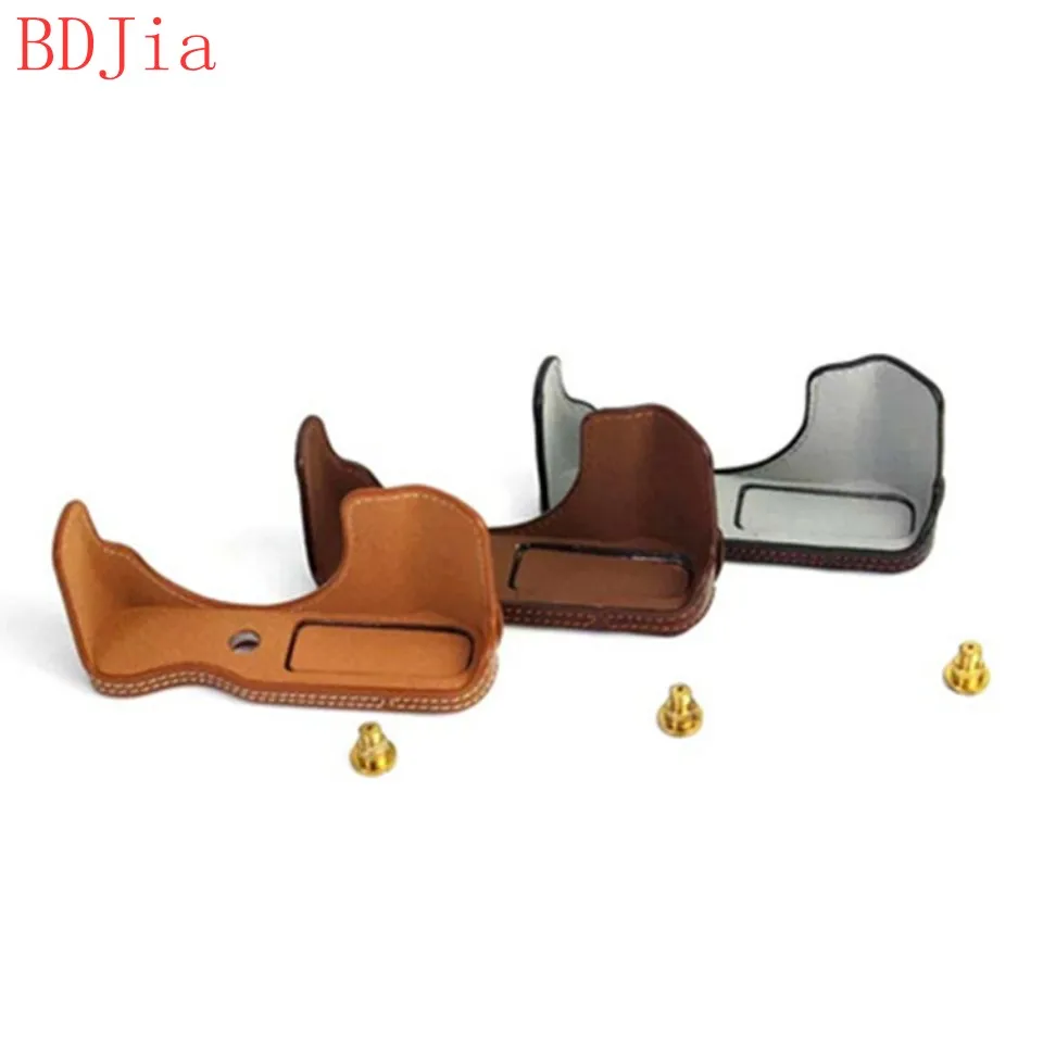 Натуральная Воловья кожа корпуса для половины камеры база Panasonic GF10 GF9 GF8 GF7 с