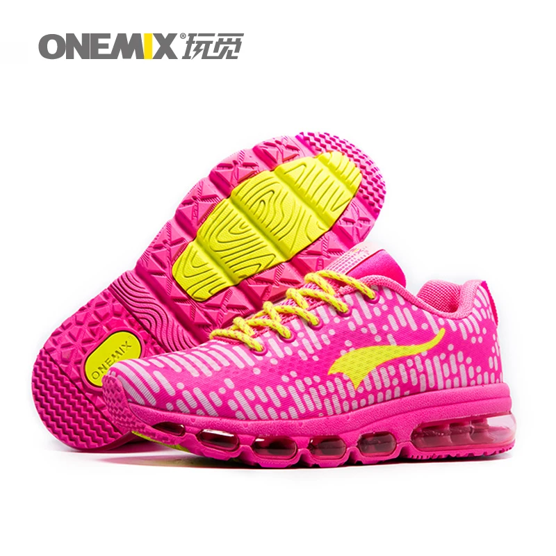 Мужские и женские кроссовки Onemix сетчатые дышащие на шнуровке спортивная обувь