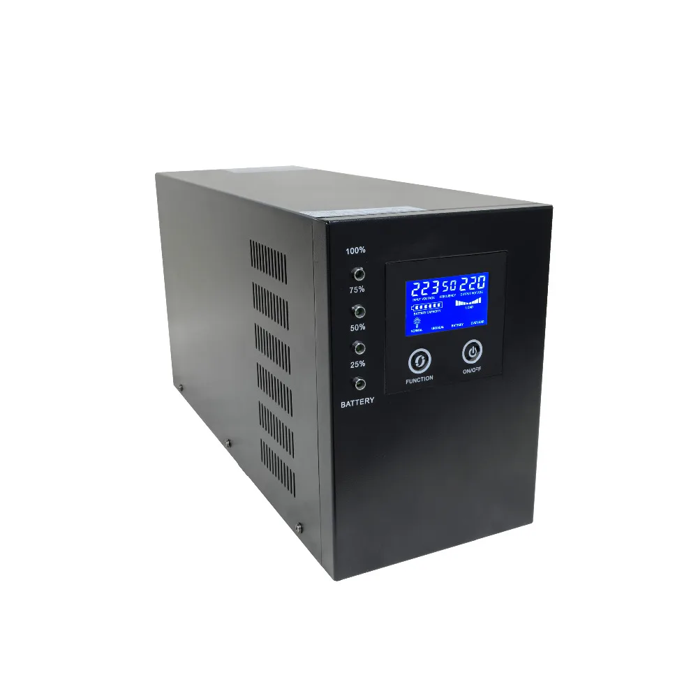 Промышленные Уровень низких частот 1KVA 1000VA DC24V для AC220V c чистой синусоидальной