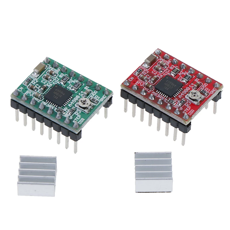 Драйвер шагового двигателя для 3D-принтера A4988 Reprap 4 сменная печатная плата детали