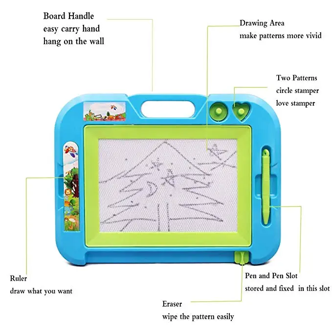 Магнитная доска для рисования Обучающие игрушки HS215A стираемая письма Magna детей