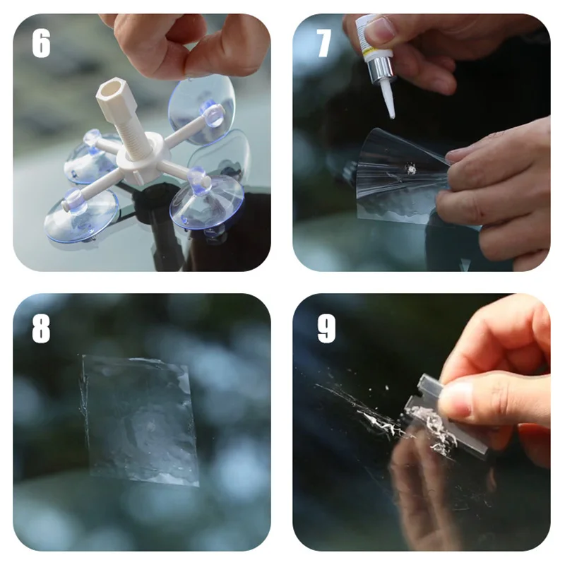 Лезвие для бритвы лезвие из смолы отверждения треснувшая полоса экрана телефона