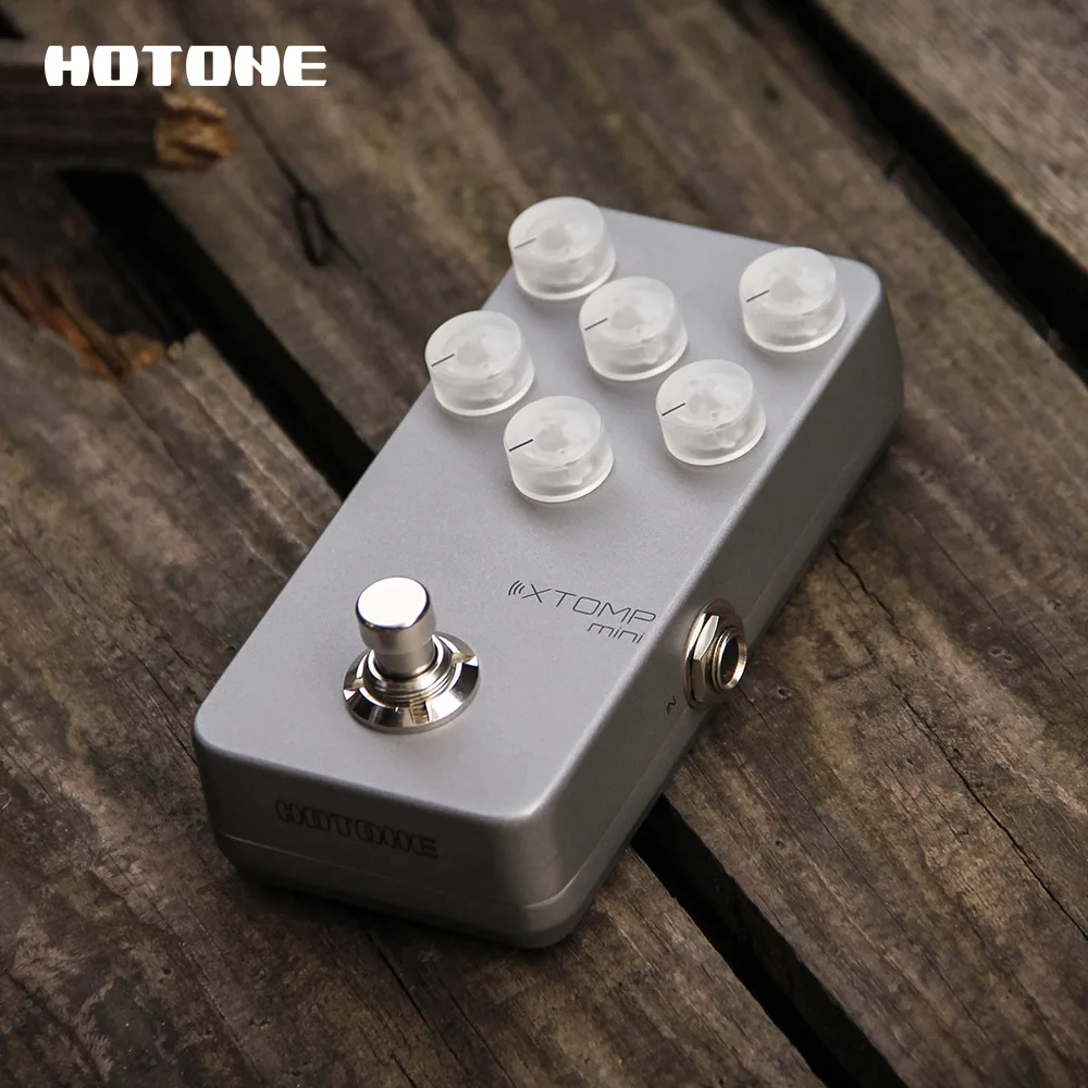 Hotone реверберации хора гитары Мульти педаль эффектов Xtomp мини искажения овердрайв компрессор Fuzz Boost тремоло шум ворота фазер