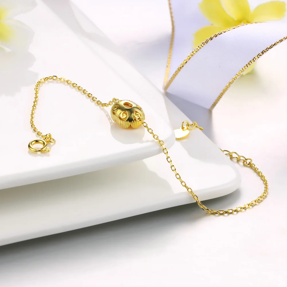 MoBuy MBHI046 Oval Natural Gemstone Citrine Bracelets &amp Bangles 925 Sterling-Silver-Jewelry Yellow Gold Fine Chain For Women | Украшения