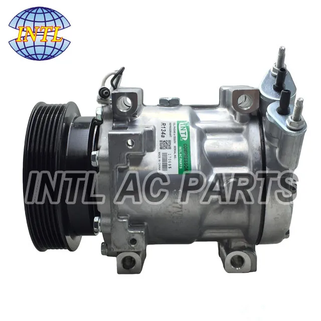 8200866451 8200802608 1027 8200117767 8200603434 1060 1177 sanden 7v16 Авто воздушный компрессор переменного тока для DACIA LOGAN DACIA DUSTER