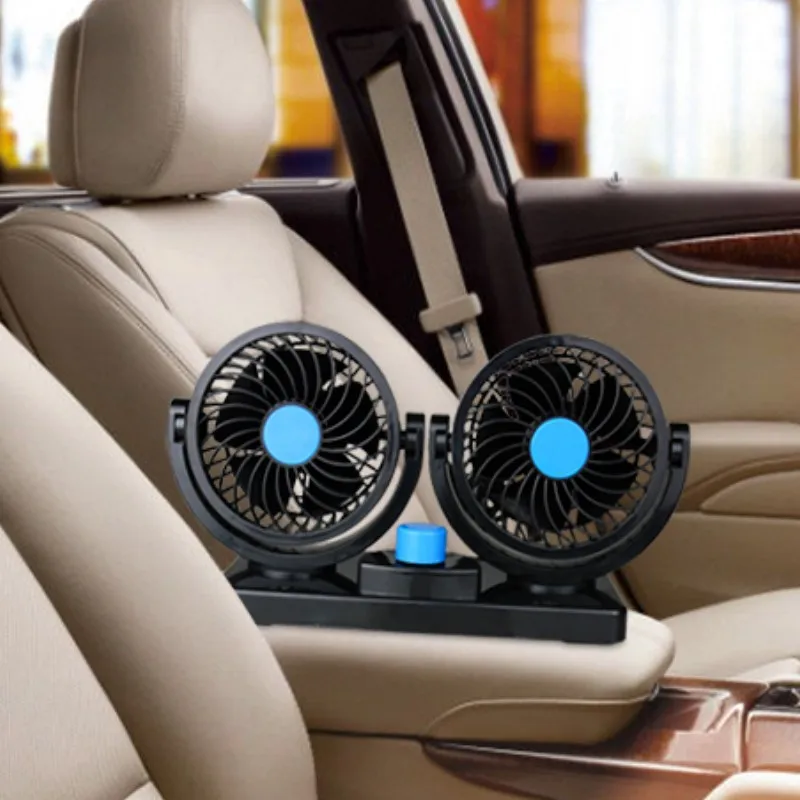 car electric fan double sides cooler big power can shake head 24/12v | Автомобили и мотоциклы