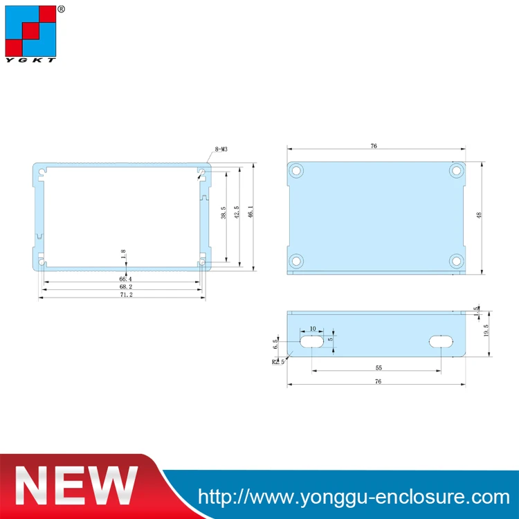 76*46*90 мм (wxhxl) портативный алюминиевый ящик для инструментов|box aluminium|box boxbox tool box |