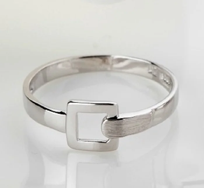 Uloveido SILVER пару Anneaux для мужчин и женщин Ringen квадратный мужской кольцо Свадебные