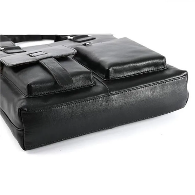 Мужские сумки деловая сумка мессенджер через плечо Портативная из натуральной