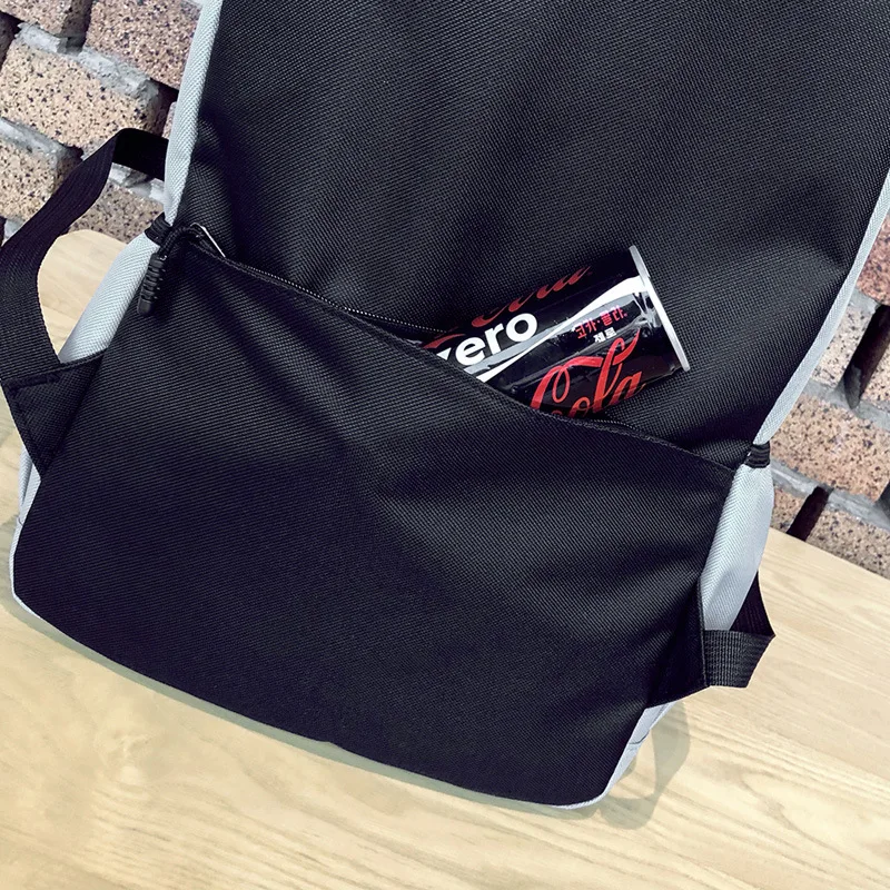 Большой женский нейлоновый рюкзак для отдыха, школьный рюкзак для девочек-подростков, повседневные школьные сумки, женская сумка, черный, розовый, однотонный
