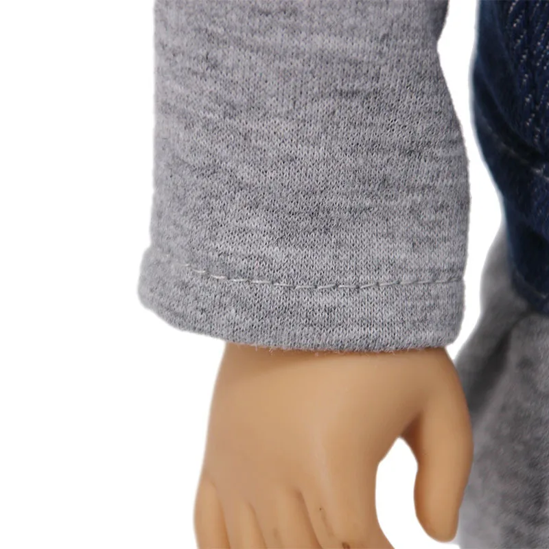 

Doll accessories cowboy casual clothes American Doll Clothes Suit for 43 cm Dolls and 18-Inch Doll Toy Accessories