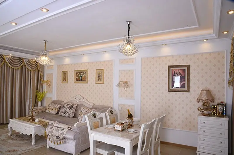 Потолочная подвеска, Современная хрустальная люстра K9 led avize lustre модно, золотая, Серебряная Люстра, освещение, Прямая поставка