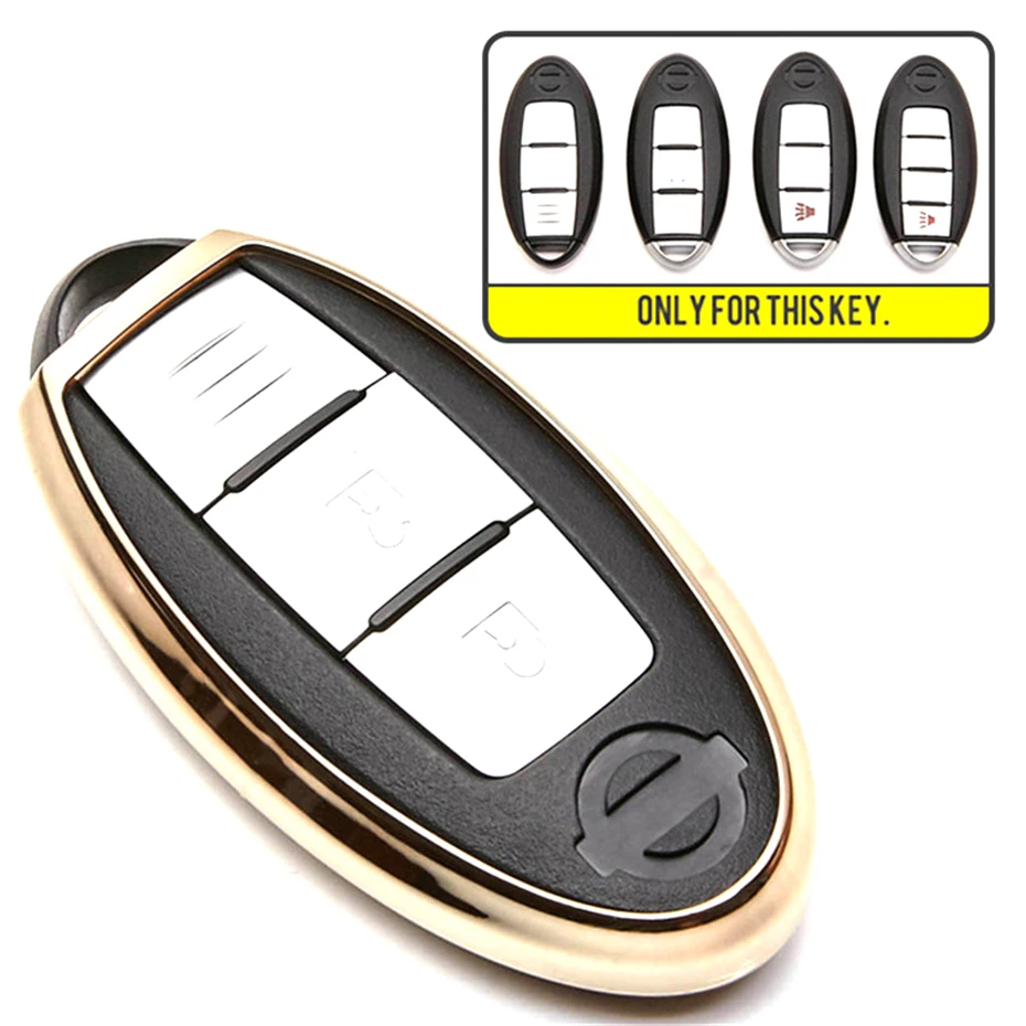 Чехол KUKAKEY для автомобильного ключа Nissan Motorola Livida X Trail T31 T32 Qashqai Teana March Juke Shell|Футляр