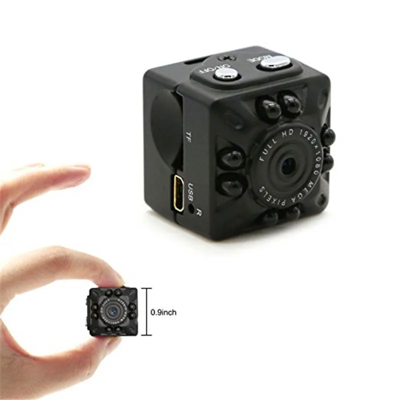 Мини-камера, маленькая DV Cam 1080P для езды на автомобиле, запись HD IR, ночное видение, обнаружение движения, портативная спортивная видеокамера