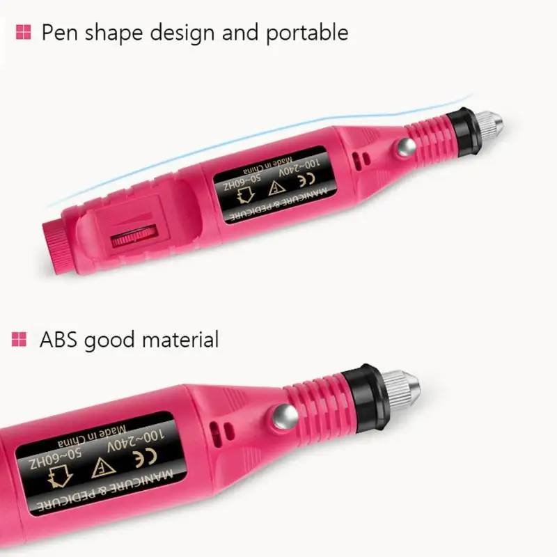 Professional Electric Nail Drill Machine Set Manicure Machine Nail Art Polish Drill Pen Pedicure Nail File Nail Art Tools Kit