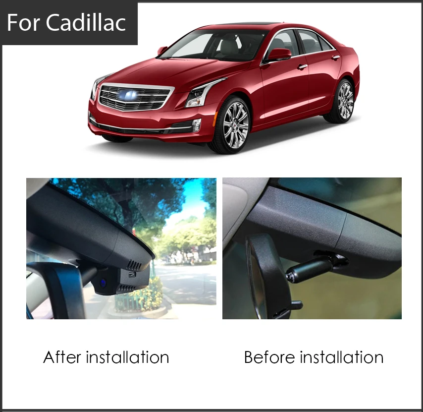 LiisLee для Cadillac ATS L 2013 ~ 2017 вождение автомобиля видео Регистраторы регистратор DVR