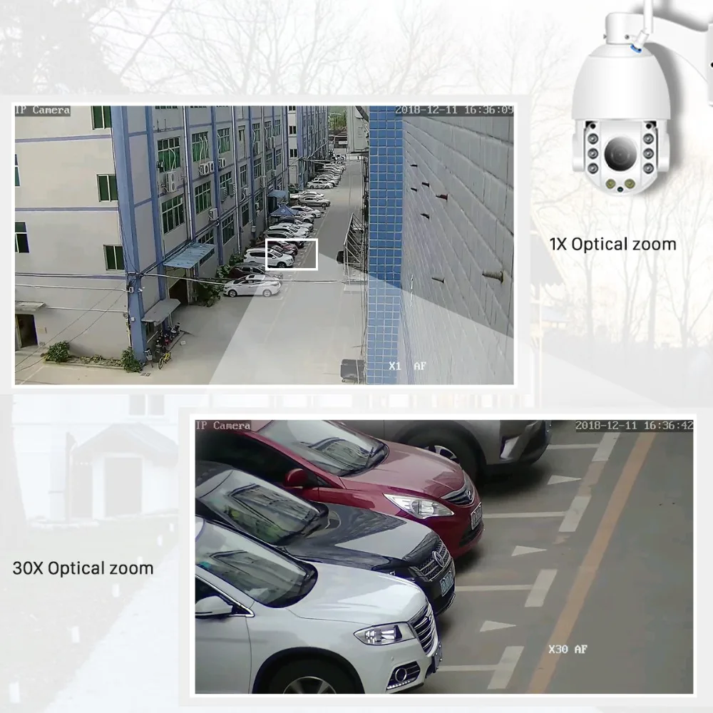 Besder 30X Zoom PTZ WiFi IP камера 1080P наружная скоростная купольная камера полноцветная камера ночного видения с автофокусом двухсторонняя аудио водонепроницаемая