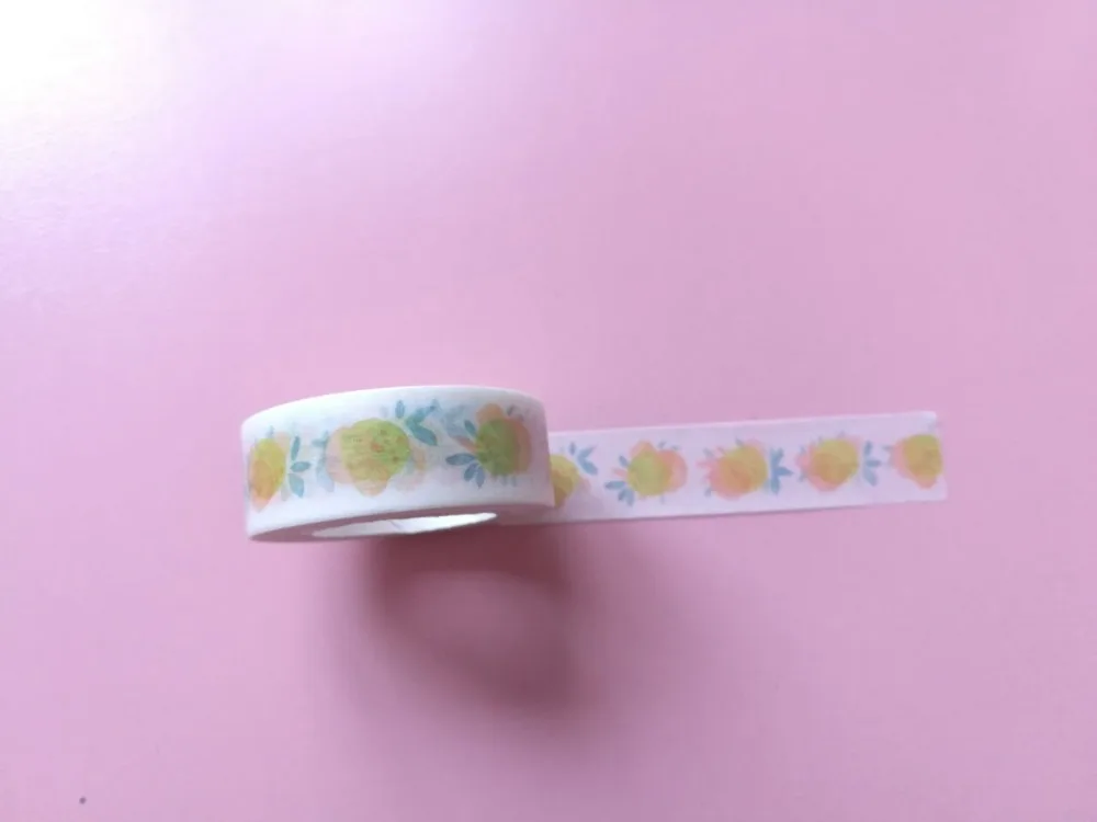 

2PCS Lovely Pomegranate washi tape DIY decoration Scrapbooking Sticker Label Masking Tape School Office Supply