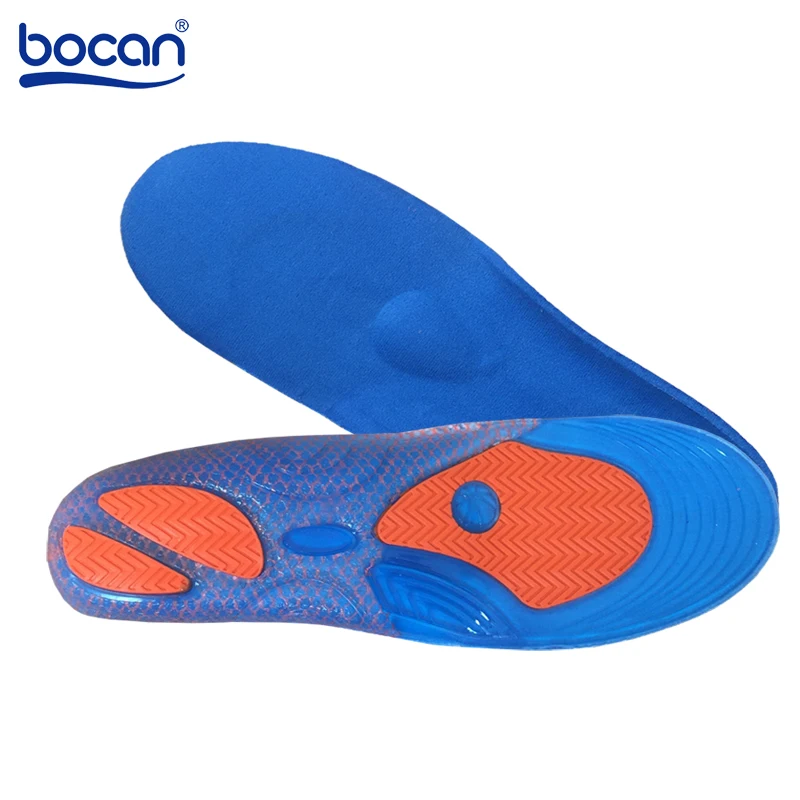 

Bocan Gel Insoles Foot Care for Plantar Fasciitis Heel Spur Running Sport Insoles Shock Absorption Pads Arch Orthopedic Insole