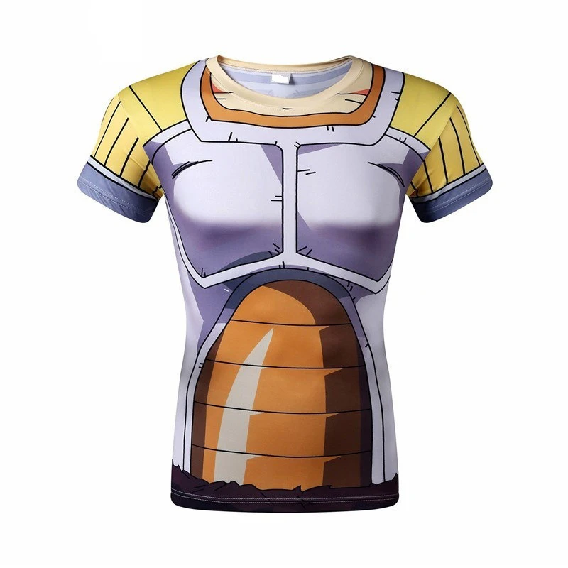 Мужская футболка с 3D принтом Dragon Ball Z Ultra Instinct God Son Goku Super Saiyan летняя круглым