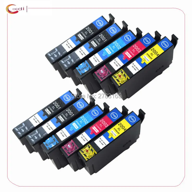 10 упаковок Совместимый картридж для принтера Epson T200 XL Expression Hom XP200 XP300 XP310 XP400 XP410