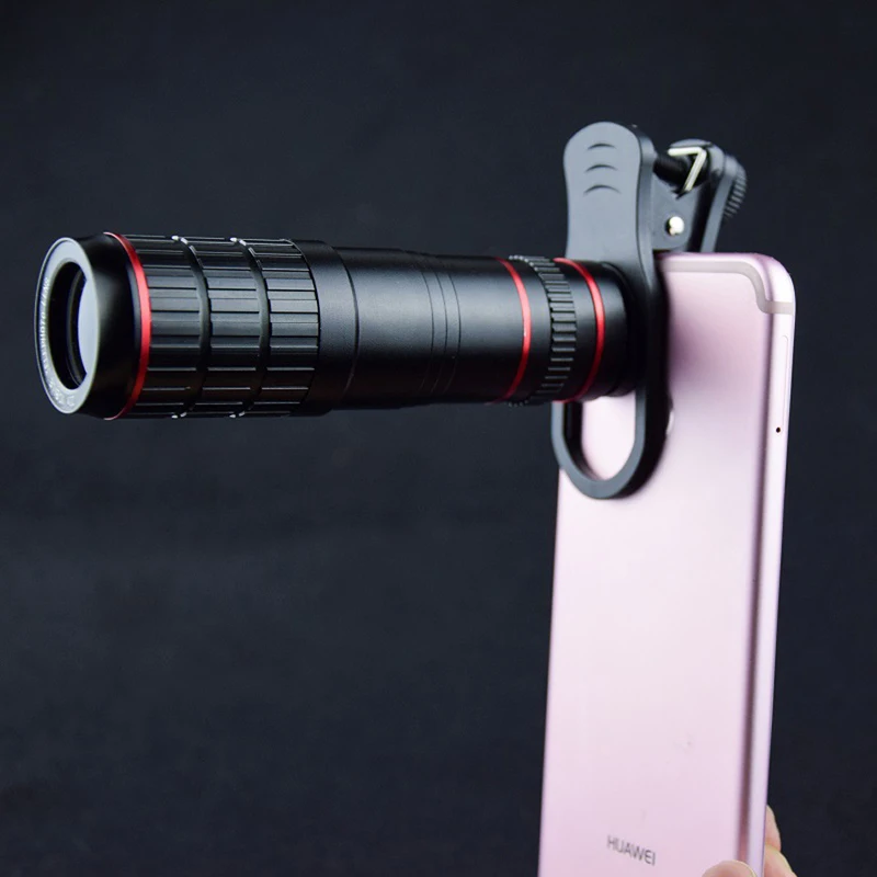 LISHE Universal 20X Telescope Optical Zoom Mobile Phone Lens For IPhone Samsung Huawei Smartphones Clip Telefon Camera | Мобильные