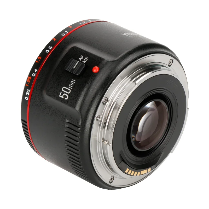 Объектив YONGNUO YN50mm F1.8 II с большой апертурой и автофокусом для Canon эффектом боке