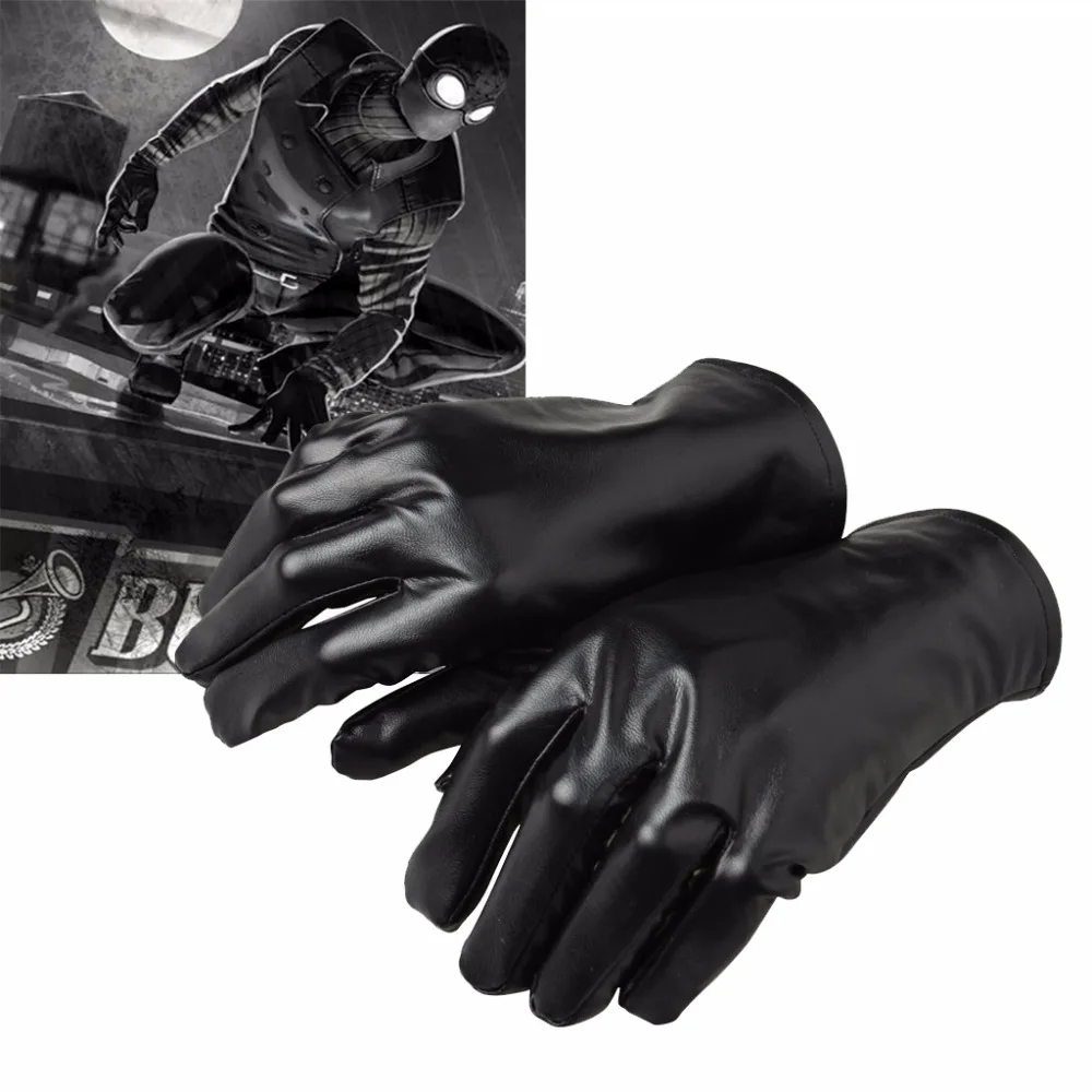 Черные кожаные перчатки для косплея из комиксов L0516|cosplay gloves|cosplay adultgloves cosplay |