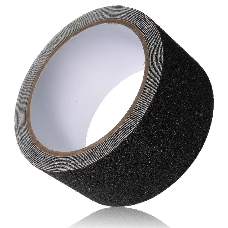 Черная противоскользящая клейкая лента MTGATHER нескользящая в рулоне высокая