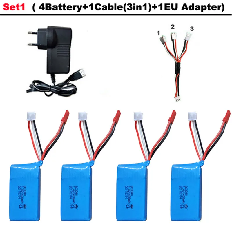 Set1 Высокое качество 7,4 В 1400 мАч 2 S Lipo Батарея для WLtoys A959 A969 A979 K929 RC Внедорожник для пустыни автомобилей Обновление Запасные Запчасти зарядное устройство - Цвет: Set1
