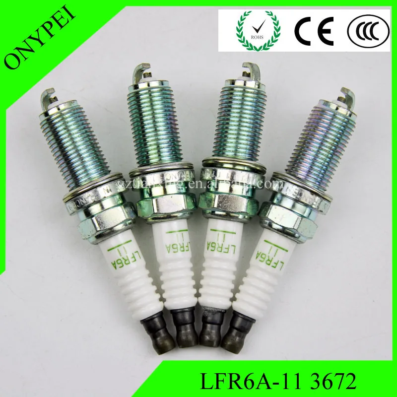 4 шт./лот LFR6A 11 3672 свечи зажигания для Yamaha F115 F225 F250 F300 LF115 LF250 LF300 LFR6A11 22401 8H516|Свечи и