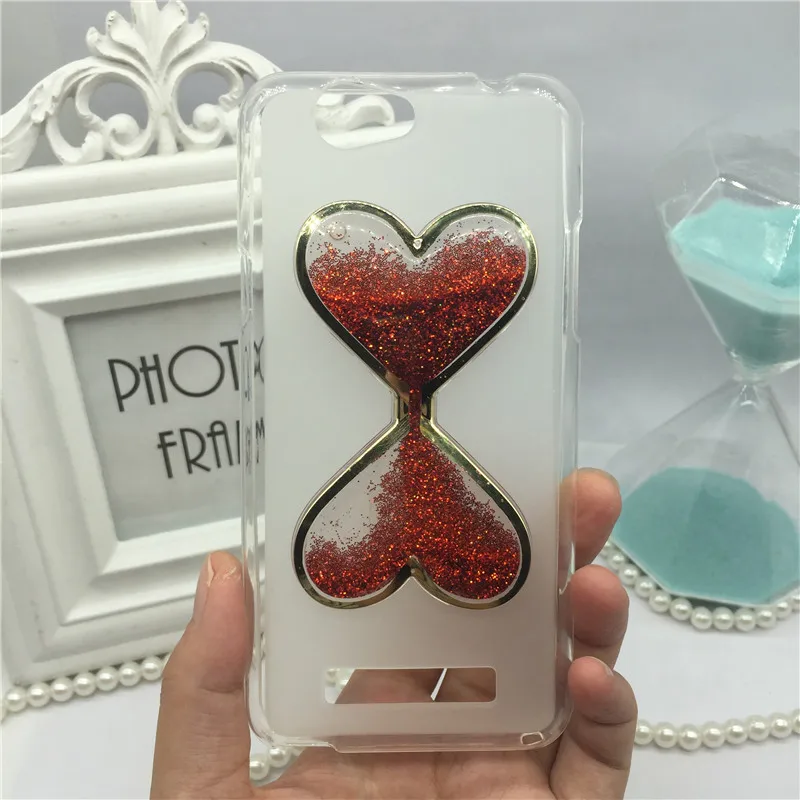 Чехол Wileyfox Spark с динамическим жидким блеском, частое стекло, бокал для вина, мягкий ТПУ чехол для телефона s для Wileyfox Spark Plus, милый чехол для девочки - Цвет: A15 Red W