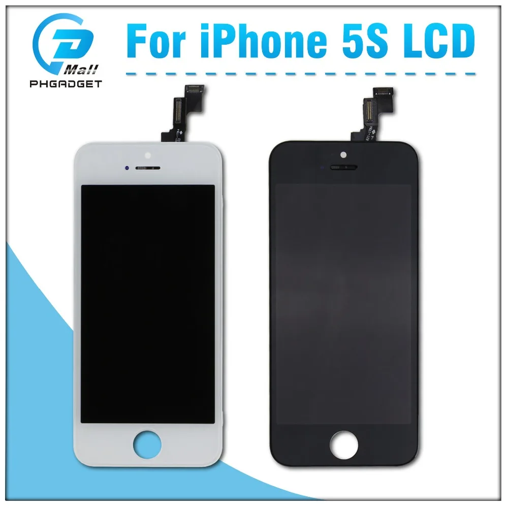 10 шт./лот AAA сенсорный экран + ЖК дисплей дигитайзер для iphone 5S 5 5c 4S DHL Бесплатная