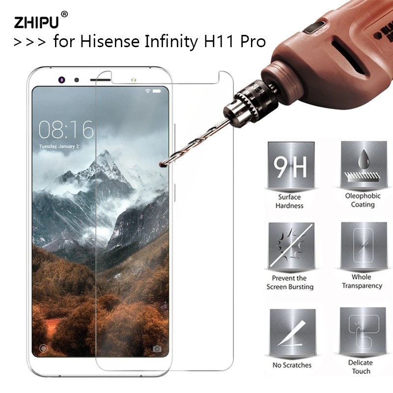 5 шт./лот закаленное Стекло для Hisense Бесконечность H11 Pro Экран протектор Защитная